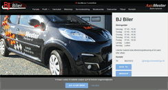 Desktop Screenshot of bjbiler-automester.dk